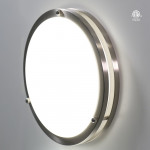 16" DOUBLE RING LED FLUSH MOUNT - 32W - 2400LMN - 3CCT - BLACK - DIMMABLE