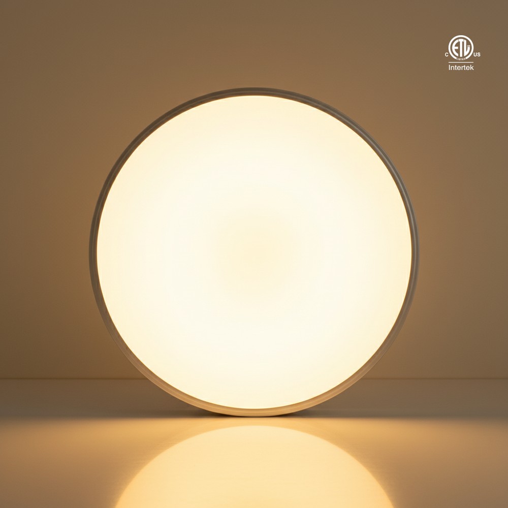 LED FLUSH MOUNT 14" 22W 1600LMN - 5CCT (2700/3000/3500/4000/5000K) - DIMMABLE