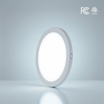 7" LED FLUSH MOUNT - 12W - 960LMN - 3CCT (3K -4K -5K) SELECTABLE - WHITE TRIM