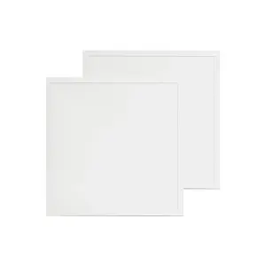 [4pk] Backlit panel 2x2 40-30-25-20-15W 120-347V 35-40-50-57 65K white frost motion sensor dim 0-10V