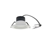 Split Downlight 6\" 25-20-15W 120-347V 27-30-35-40-50K white frost dimmable TRIAC & 0-10V