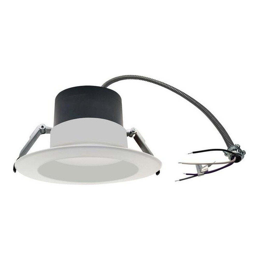 Split Downlight 6\" 25-20-15W 120-347V 27-30-35-40-50K white frost dimmable TRIAC & 0-10V