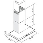 Range Hood - Lumifaro - EX24930-S