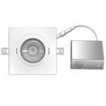 FLP4G-10W-30K - ROND - ORIENTABLE - LED 10W - 750 LUMENS. ANGLE DE FAISCEAU 38°. 47/8 DIAM. X 15/8 H. TROU À