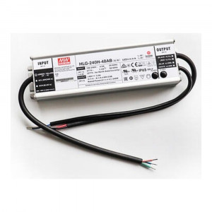 LED Driver MW 120-277VAC 48VDC 240W 5A Dimmable 0-10VDC UL Dry and Damp