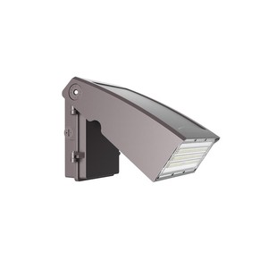 [R] Wall pack full cutoff 20W 120-347V 30-40-50K bronze clear lens type 2 int. photo.