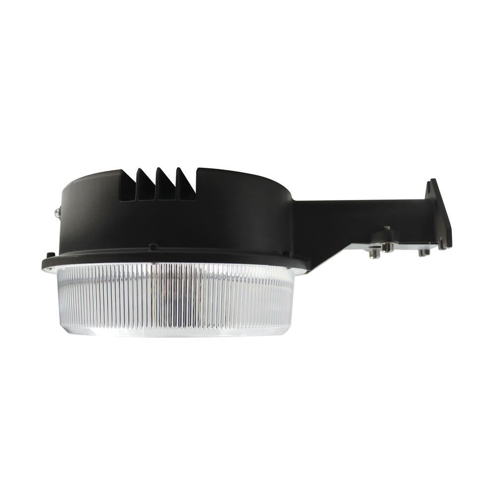[R] Barn light 40W 100-277V 50K black clear lens 120 deg. int. photo.