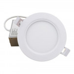 Slim Panel 6” 12W 120VC 3CCT 30K-40K-50K white frosted lens IP54 dim Triac