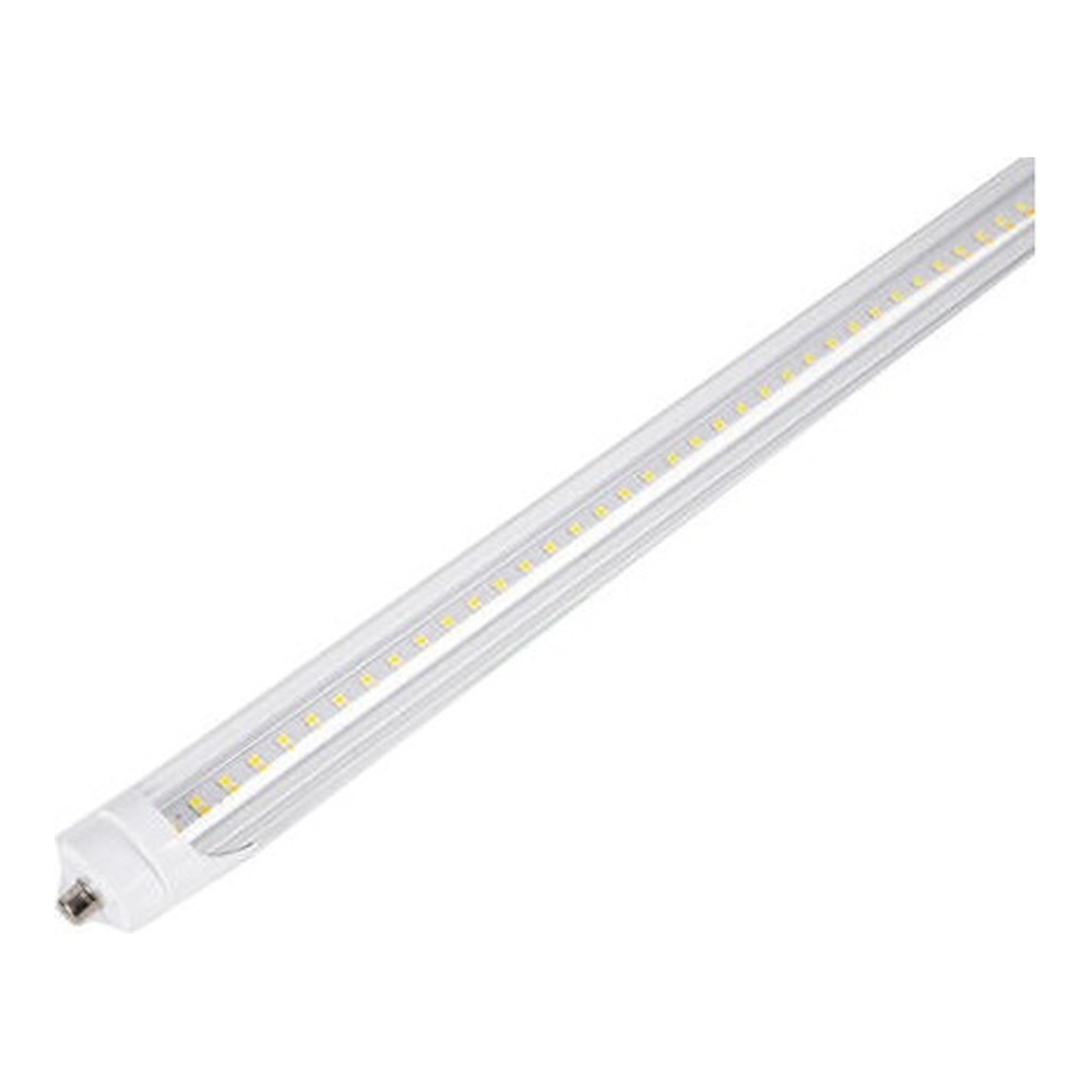 [10PK] T8 8FT 40-36-32-28-24-20W 120-347V 27-35-40-50-60-65K 1-PIN BOTH ENDS WIRING CLEAR TYPE A+B DLC