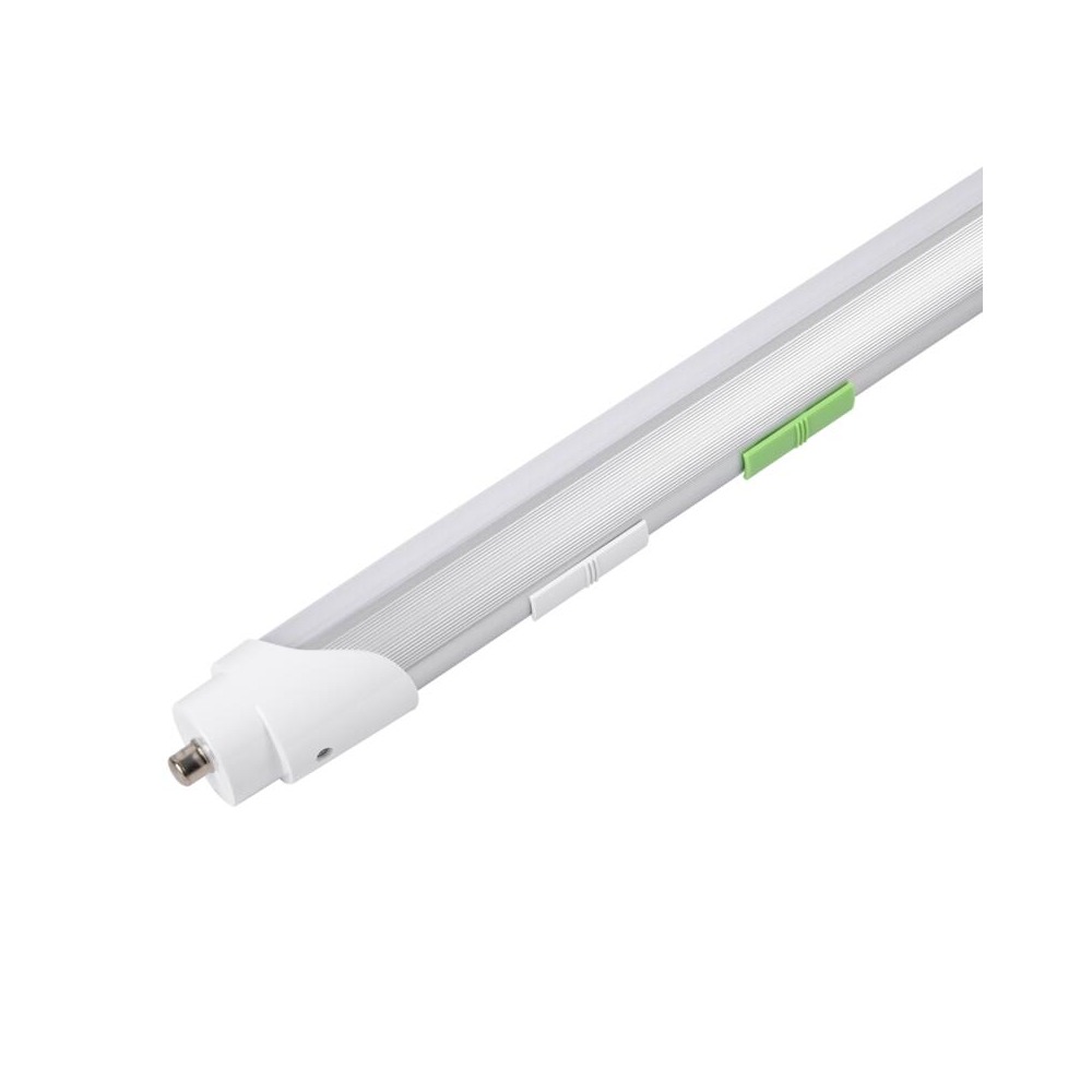 [10PK] T8 8FT 40-36-32-28-24-20W 120-347V 27-35-40-50-60-65K 1-PIN BOTH ENDS WIRING FROST TYPE A+B DLC