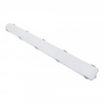Vapor Tight 4ft 65W 120-347V 40K white frosted lens dim 0-10vdc