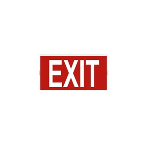 [20PK] EMERGENCY LIGHT ACCESSORIES - RUNNING MAN RED EXIT PICTOGRAM FOR EM00 SERIES
