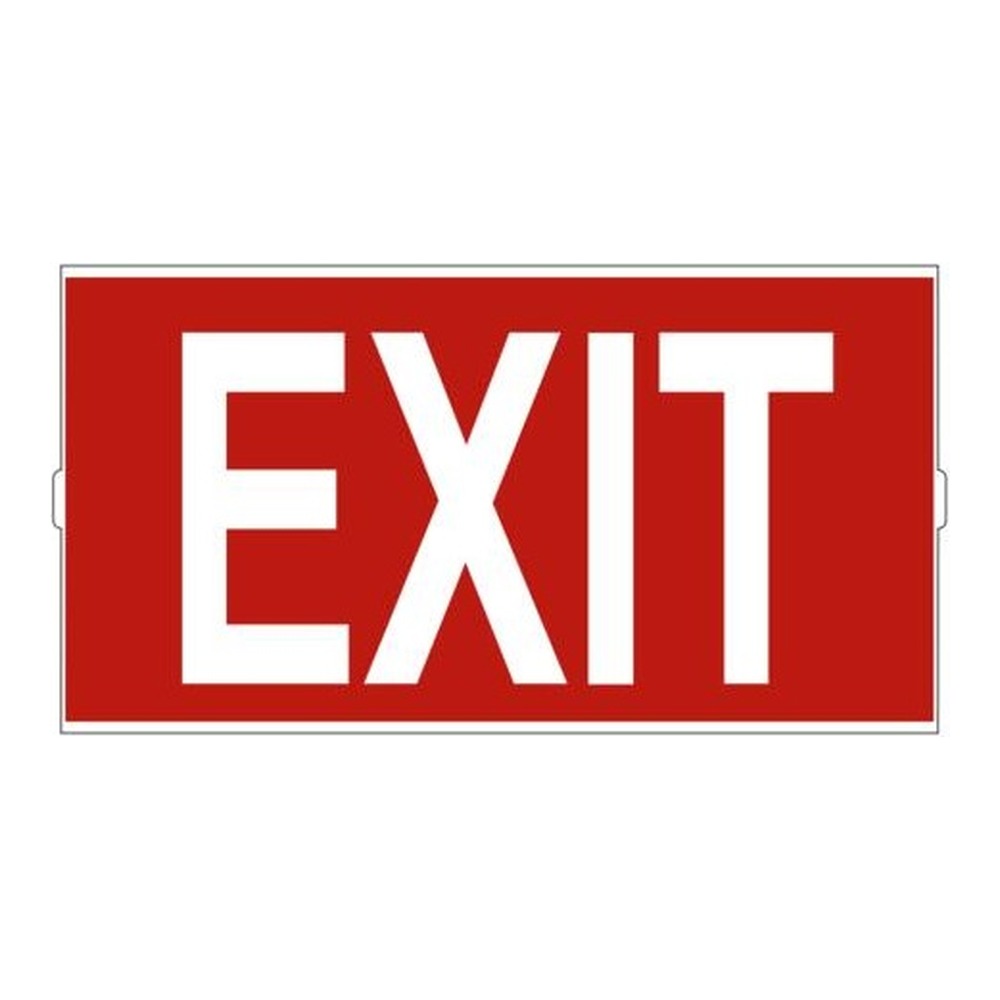[20PK] EMERGENCY LIGHT ACCESSORIES - RUNNING MAN RED EXIT PICTOGRAM FOR EM00 SERIES
