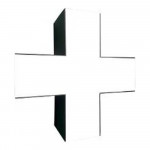 AL ARCHITECTURAL LINEAR - LUMINAIRES LINÉAIRES EN BANDE - ACCESSOIRES - CONNECTEUR EN X - AL-X-CON-BK