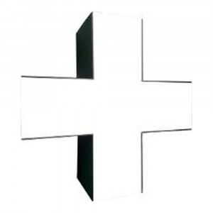 AL ARCHITECTURAL LINEAR - LUMINAIRES LINÉAIRES EN BANDE - ACCESSOIRES - CONNECTEUR EN X - AL-X-CON-BK