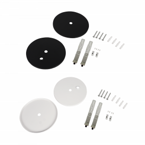 CANOPY INSTALLATION KIT FOR SUSPENDED CEILING (POWER SUPPLY CORD SOLD SEPARATELY) (BLACK = ALS-DRP-BK & WHITE = ALS-DRP-WH)