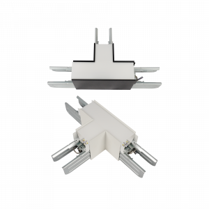 T-CONNECTOR FOR ARCHITECTURAL LED LINEAR STRIP (BLACK = ALS-T-CONN-BK & WHITE = ALS-T-CONN-WH)