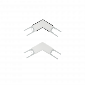 V-CONNECTOR FOR ARCHITECTURAL LED LINEAR STRIP (BLACK = ALS-V-CONN-BK & WHITE = ALS-V-CONN-WH)