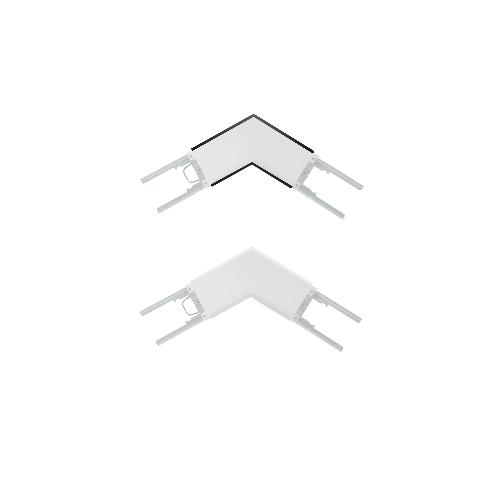 V-CONNECTOR FOR ARCHITECTURAL LED LINEAR STRIP (BLACK = ALS-V-CONN-BK & WHITE = ALS-V-CONN-WH)