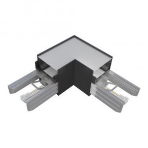 ALV ARCHITECTURAL LINEAR, STRIP LIGHTS, ACCESSORIES, L CONNECTOR, 90°, DIRECT, BLACK