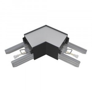 ALV ARCHITECTURAL LINEAR, STRIP LIGHTS, ACCESSORIES, V CONNECTOR, 120°, DIRECT, BLACK