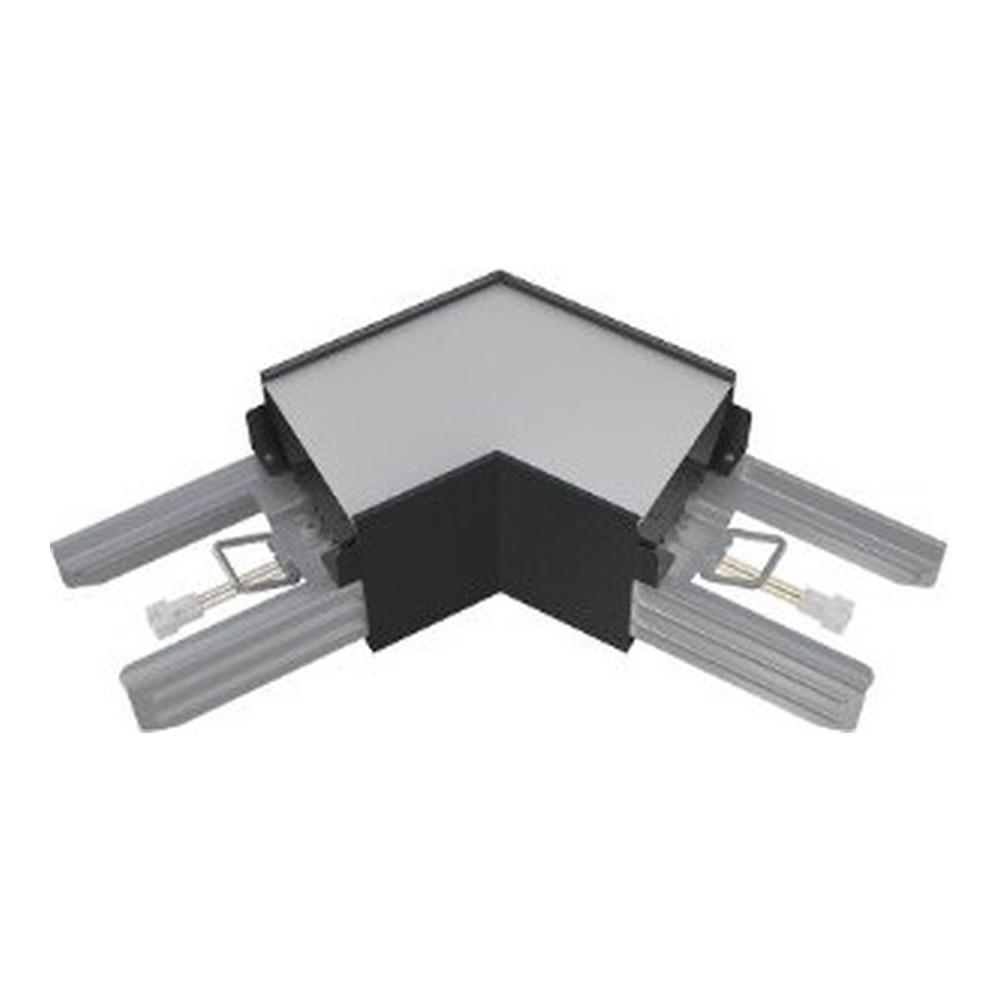 ALV ARCHITECTURAL LINEAR, STRIP LIGHTS, ACCESSORIES, V CONNECTOR, 120°, DIRECT, BLACK