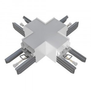 ALV ARCHITECTURAL LINEAR, STRIP LIGHTS, ACCESSORIES, X CONNECTOR, DIRECT, WHITE