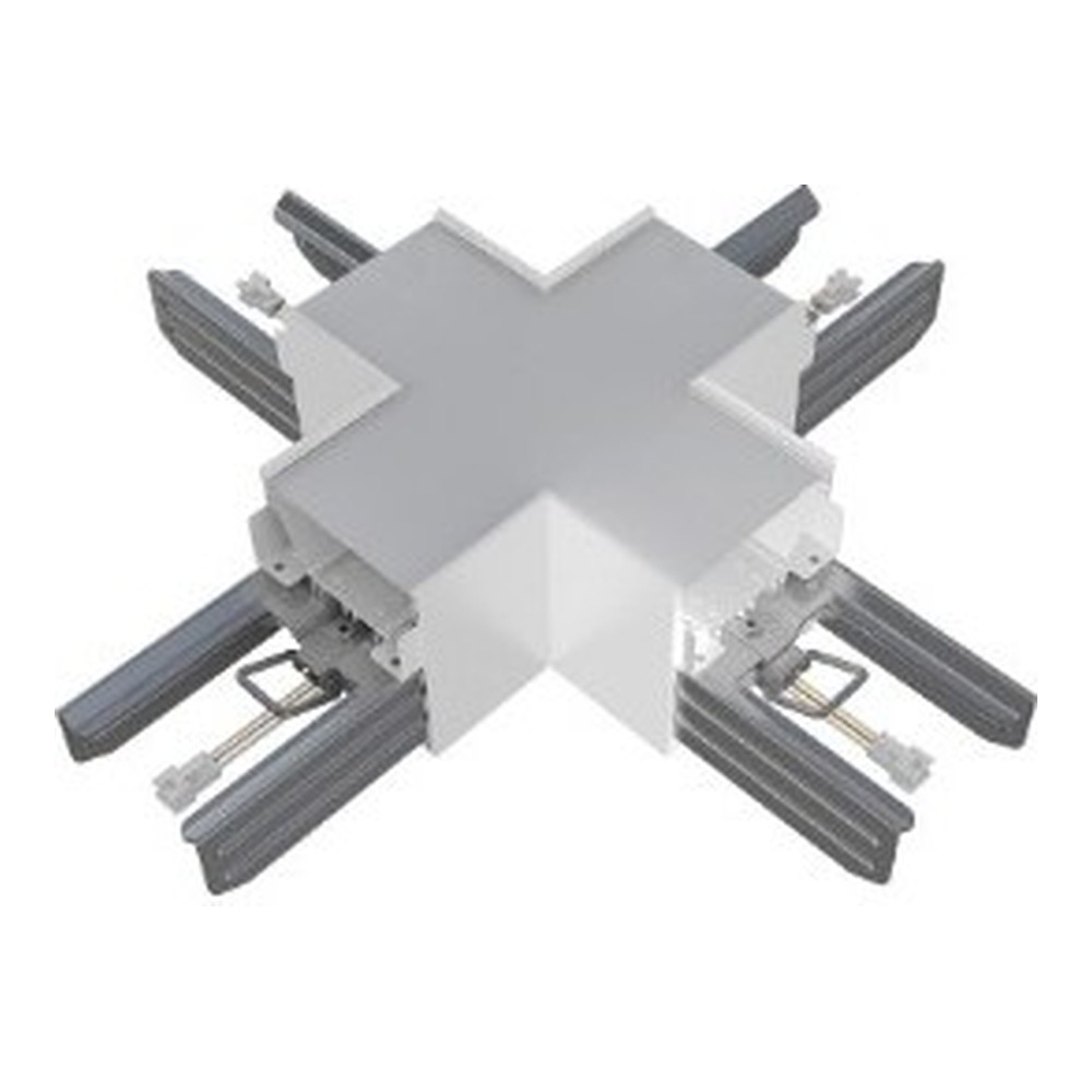 ALV ARCHITECTURAL LINEAR, STRIP LIGHTS, ACCESSORIES, X CONNECTOR, DIRECT, WHITE