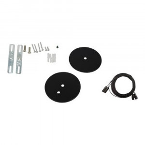 ALV ARCHITECTURAL LINEAR, STRIP LIGHTS, ACCESSORIES, SUSPENSION KIT, BLACK AIRCRAFT CABLE, BLACK CANOPY, 6FT