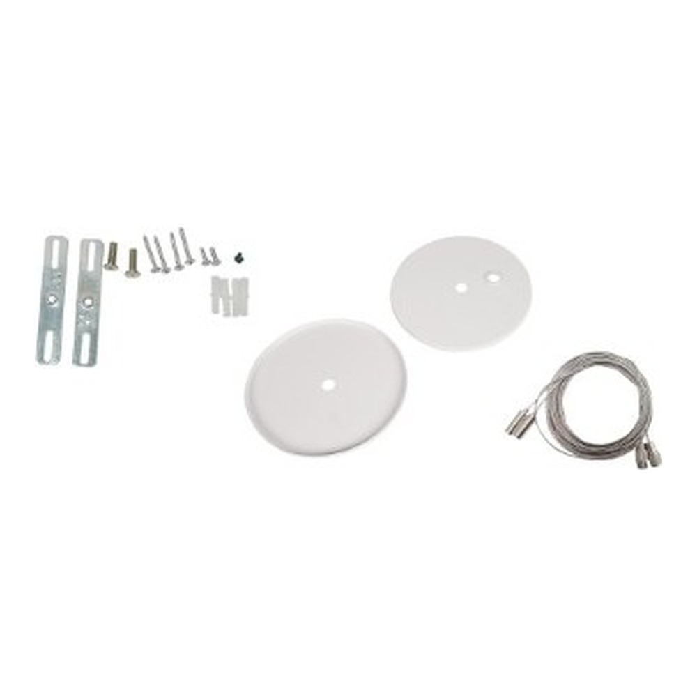 ALV ARCHITECTURAL LINEAR, STRIP LIGHTS, ACCESSORIES, SUSPENSION KIT, SILVER AIRCRAFT CABLE, WHITE CANOPY, 6FT