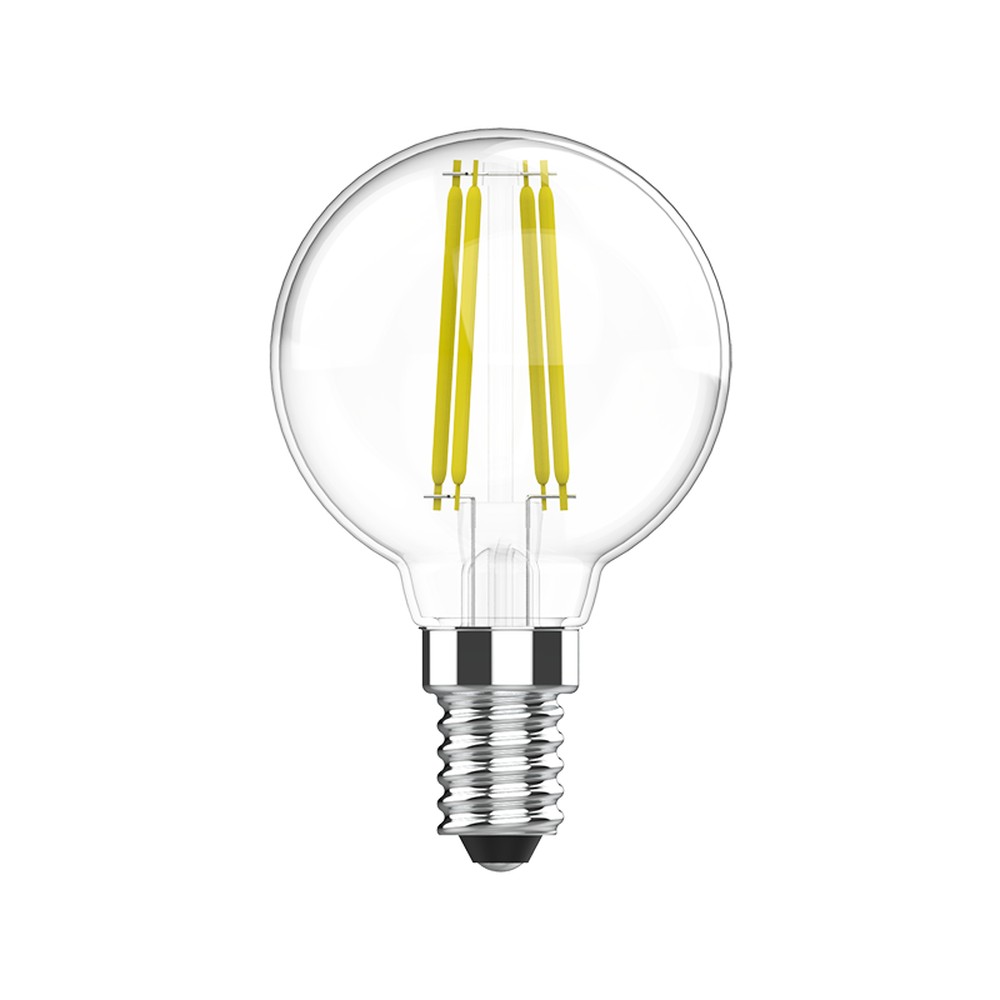 ARTISAN II FILAMENT LED BULB - G16.5 - 5.5W - 500LM - CRI 90 - 3000K - DIMMABLE - E12 - CLEAR