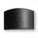 End Caps - Black - Square - Closed (Square Profile Aluminum Extrusions)