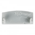 End Caps - Square-Wide - Closed (Square-Wide Profile Aluminum Extrusions)