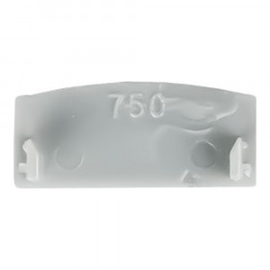 End Caps - Square-Wide - Closed (Square-Wide Profile Aluminum Extrusions)