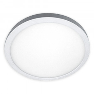 CHL11RP-30/40K - Rond - 12W - 850 Lumens - 120V - 11 Diam. X 13/8 H. Bouton de sélection 30 ou 40K - Brushed Steel