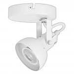 LED CEILING LIGHT FOR GU10 BULBS - SERIES 215 - 1 LIGHT - WHITE