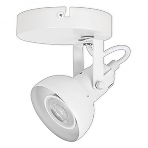 LED CEILING LIGHT FOR GU10 BULBS - SERIES 215 - 1 LIGHT - WHITE