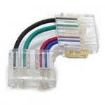 ACCESSORY COB RGBW STRIP LIGHT 12MM PCB WIDTH L SHAPE PCB TO PCB CONNECTOR NO WIRE