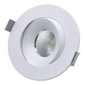 3.5 INCHES ROUND BAFFLE LIGHT - 9WATT - 770LM - PF>0.9 - FT4 WIRE - 3CCT (3K - 4K - 5K) - CRI>90 - 38 DEGREE - TRIAC