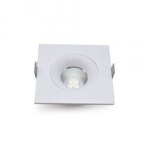 4 INCHES SQUARE BAFFLE LIGHT - 12WATT - 1000LM - PF>0.9 - FT4 WIRE - 5CCT (2.7K - 3K - 3.5K - 4K - 5K) - CRI>90 - 38