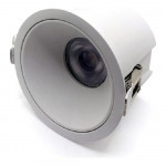 ANTI-GLARE SINGLE HEAD RECESSED FIXTURE 120VAC 15W 1050LM BEAM ANGLE 36° 4000K PF>0.9 CRI>90 DAMP LOCATION