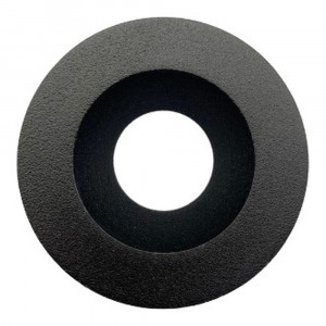 2-inch round frame with trim for DL3 series - Black