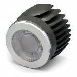 3.5-INCH MODULAR LED RECESSED FIXTURE - 12W - 5CCT (2700K-3000K-3500K-4000K-5000K) BEAM ANGLE 40° CRI>90 - 1000LM