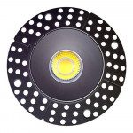 3.5 INCH ROUND FRAME TRIMLESS FOR DL3 SERIES - BLACK