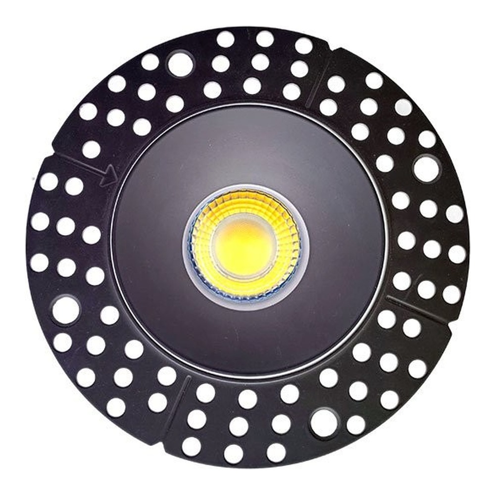 3.5 INCH ROUND FRAME TRIMLESS FOR DL3 SERIES - BLACK