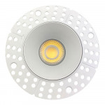 3.5 INCH ROUND FRAME TRIMLESS FOR DL3 SERIES - WHITE