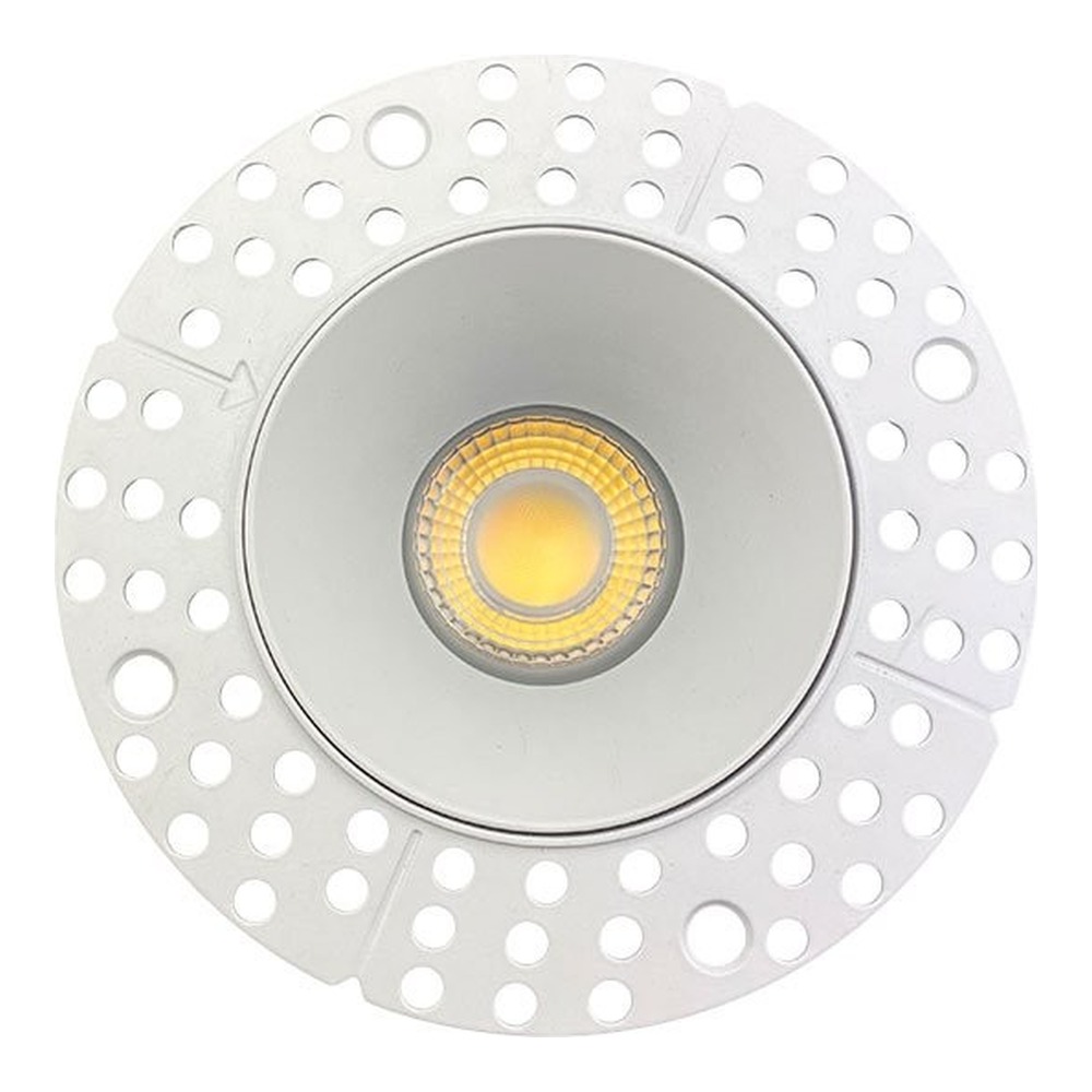 3.5 INCH ROUND FRAME TRIMLESS FOR DL3 SERIES - WHITE