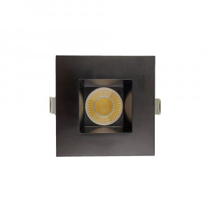 3.5 INCH SQUARE FRAME WITH TRIM FOR DL3 SERIES - BLACK