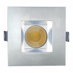 3.5 INCH SQUARE FRAME WITH TRIM FOR DL3 SERIES - WHITE