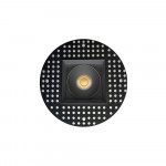 3.5 INCH SQUARE FRAME TRIMLESS FOR DL3 SERIES - BLACK